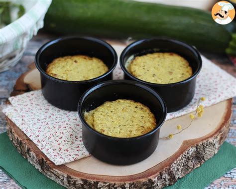 Flans à la courgette et au pesto sans gluten Recette Ptitchef