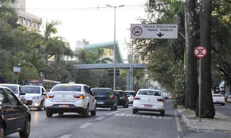 BH carros poderão usar faixas exclusivas para ônibus nos fins de