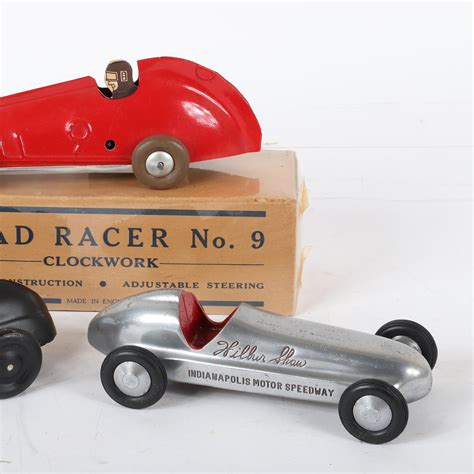 Lot - Three vintage race car toys; Wilbur Shaw Indianapolis Motor ...