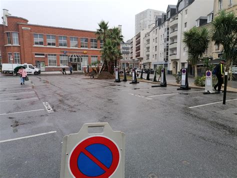 Cherbourg en Cotentin Bus nouvelle génération des palmiers replantés