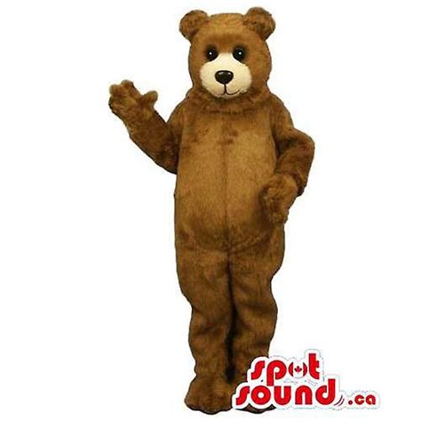 Customised Standard All Brown Teddy Bear Spotsound Mascot Bear Mascot Fruugo Uk