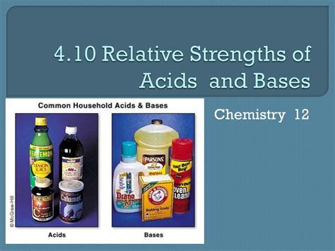 Ppt 4 10 Relative Strengths Of Acids And Bases Powerpoint Presentation Id 3442970