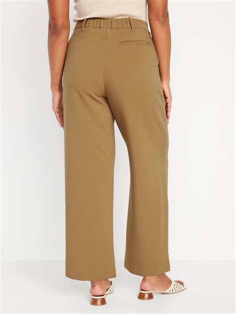 Extra High Waisted Taylor Wide Leg Trouser Pants Old Navy