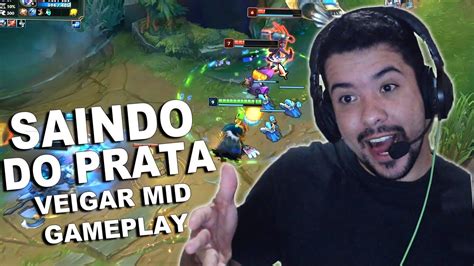 SUBIR DE ELO COMO SAIR DO PRATA VEIGAR MID FULL AP DANO ABSURDO