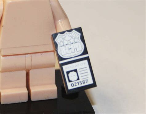 Police Badge ID wallet piece | minifigureoutlet