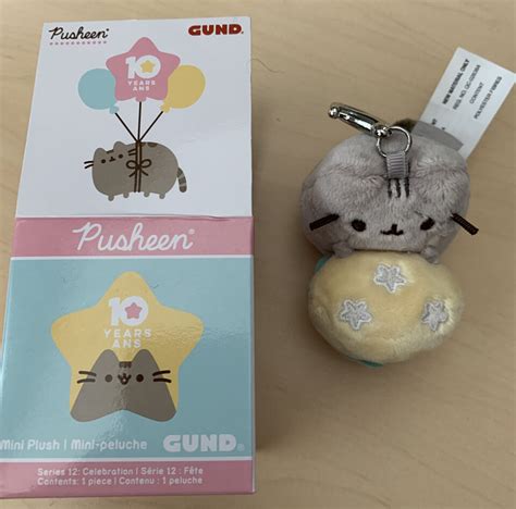 Pusheen Mini Plush Series 12 Pusheen Rare Hamburger Keychain Surprise