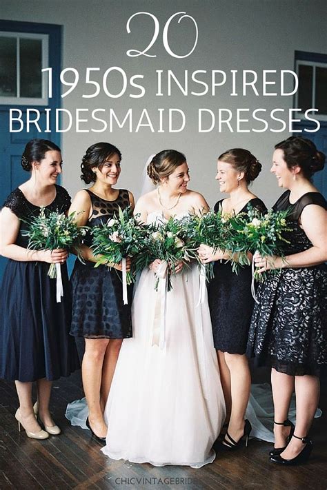 20 Beautiful 1950s Bridesmaid Dresses : Chic Vintage Brides