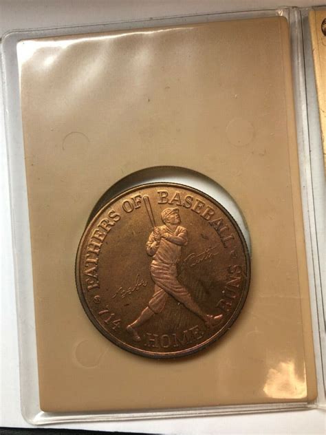 Babe Ruth Bronze Medallion Mm Centennial Commemorative Father Of