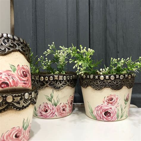 Pin De Hope Reams En Painted Clay Pots Macetas Pintadas Macetas