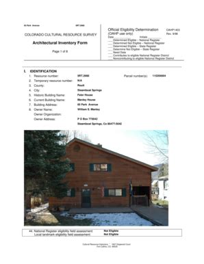 Fillable Online Steamboatsprings Parkavenue Doc Steamboatsprings