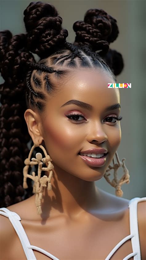 Braided Hair In 2024 Black Beauty Women Braids Artistic Hair