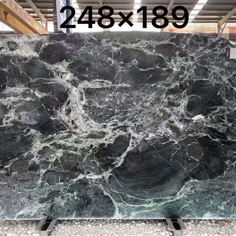 Luxury Green Marble Slab Natural Stone Italian Verde Alpi Marble For