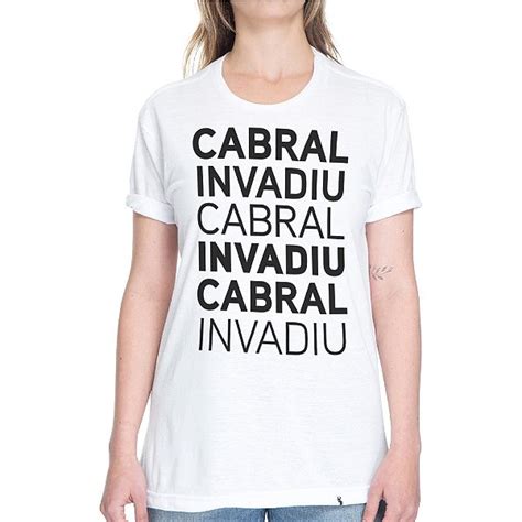 Cabral Invadiu Camiseta Basicona Unissex El Cabriton Camisetas