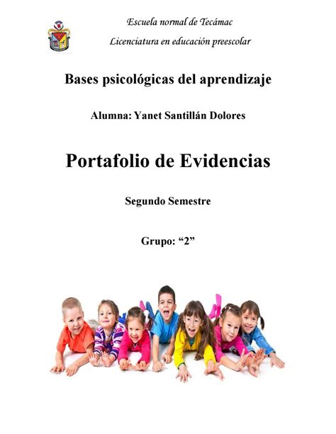 Portafolio Bases Psicológicas De La Educación By Yanet Santillan Issuu