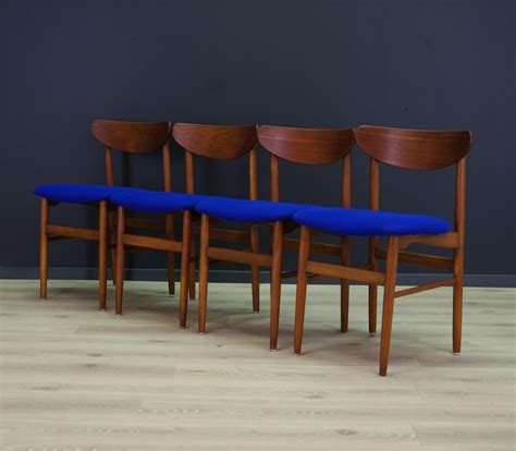 Set Of 4 Vintage Dining Chairs 1970s 66525