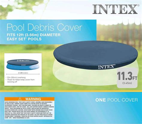 Intex Easy Set Foot Round Pool Cover Buy Best Price In Saudi