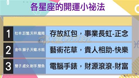 【命運好好玩】★ 各星座的開運小祕法 命運好好玩 Line Today