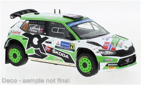 Modellino In Miniatura Skoda Fabia 1 43 IXO Rally2 EVO No 21 Rallye WM