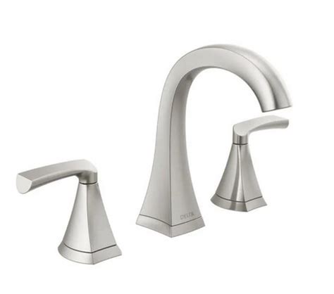 Delta 35750lf Sp Merge Widespread 2 Handle Bathroom Faucet Brushed Nickel