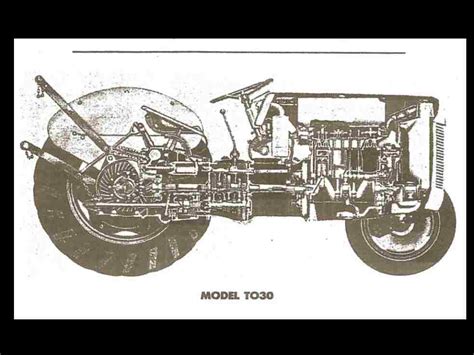 Ferguson Te To To Tractor Manual Set Pgs For To Service