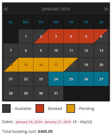 Calendar Booking WordPress Plugin David Davidson