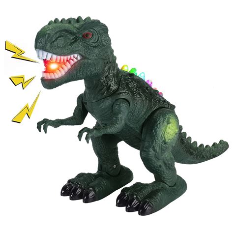 Jian Ya Na Electric Dinosaur Walking Tyrannosaurus Light Sound Kids