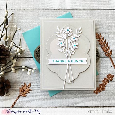 Floral Reflection From Spellbinders