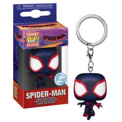 Porte clé Pocket Pop Keychain Marvel Spider Man Spider Verse Funko