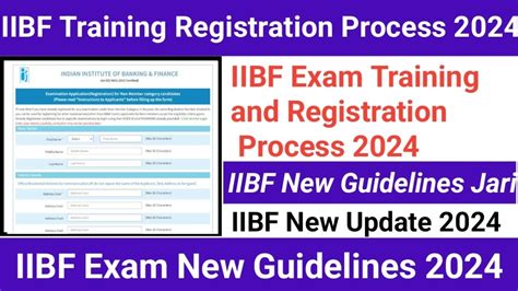 Iibf Exam New Update I Iibf Traninig New Registration Process