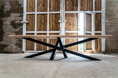 Table Mikado En Métal Et Bois Fabrication Artisanale Française