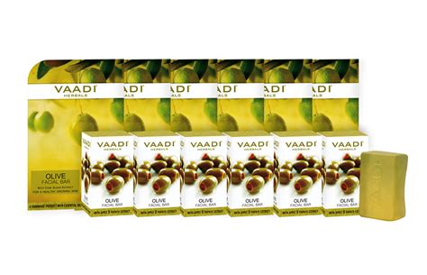 Buy Vaadi Herbals Super Value Pack Of Olive Facial Bar With Cane