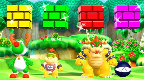 Mario Party 9 Step It Up Yoshi Vs Bowser Vs Bowser Jr Vs Chain Chomp