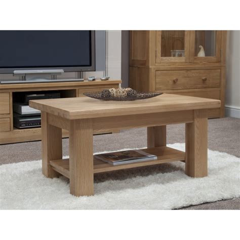 Coffee Tables Torino Contemporary Oak 3 X 2 Medium Coffee Table