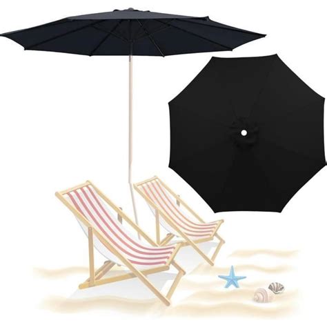 Housse De Rechange Pour Parasol Baleines Baleines M Toile De