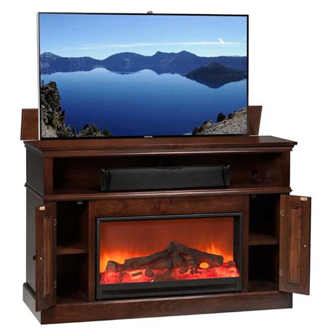 TV Lift Cabinet Huntington Fireplace Lift for 40 to 60 inch Screens ...