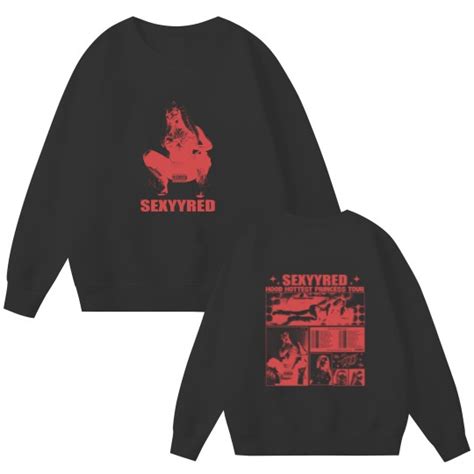 Sexyy Red 90s Music Rap Double Sided Sweatshirts 2 Sides Vintage