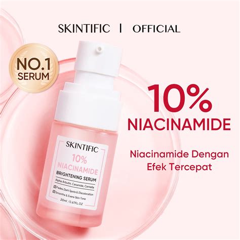 Jual SKINTIFIC Serum Niacinamide 10 Pencerah Kulit Brightening