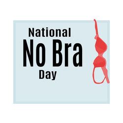 No Bra Day Vector Images 33