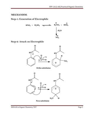 Preparation Of P Nitroacetanilide From Acetanilide PDF