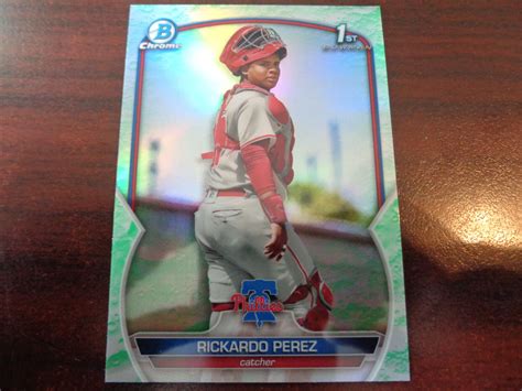 2023 Bowman Chrome Rickardo Perez BCP 27 LUNAR GLOW Refractor RC