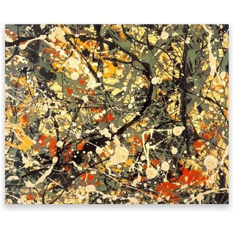 Jackson Pollock Num Ro Tableaux Sur Toile D Art Abstrait Affiches Et