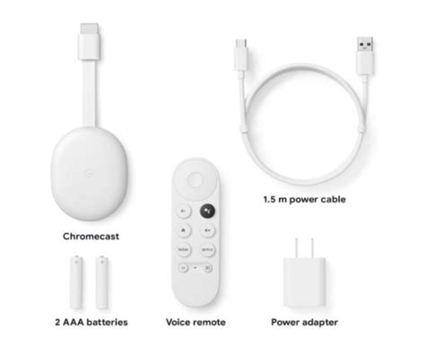 Google Chromecast K With Google Tv Snow Ga