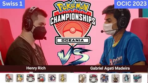 Pokémon Vgc Ocic Henry Rich Vs Joseph Agati Vg Day 1 2023 Oceania