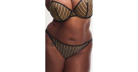 Savage X Fenty Strappy Hour String Bikini In Brown Lyst