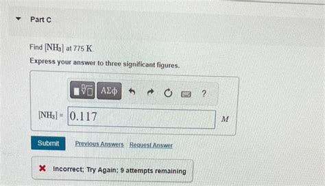 Solved Consider The Following Reaction N2g3h2g⇌2nh3g