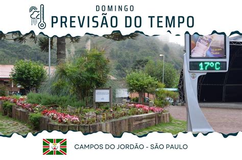 Previsão do Tempo para Campos do Jordão Domingo 26 de Fevereiro de