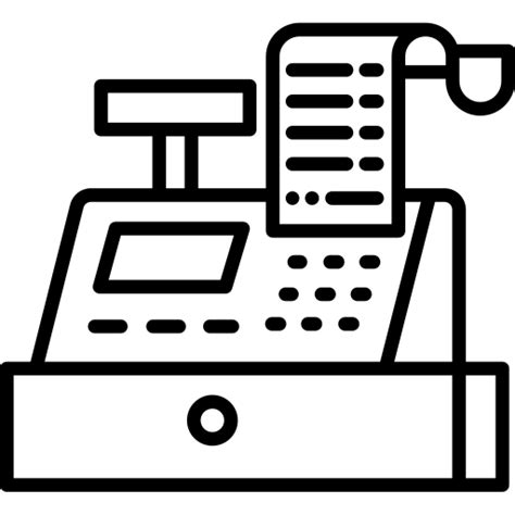 Cash Register Icongeek Outline Icon