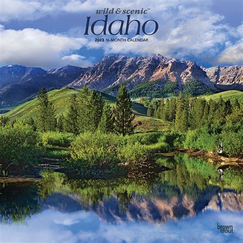 Idaho Wild Scenic 2023 Square Wall Calendar BrownTrout