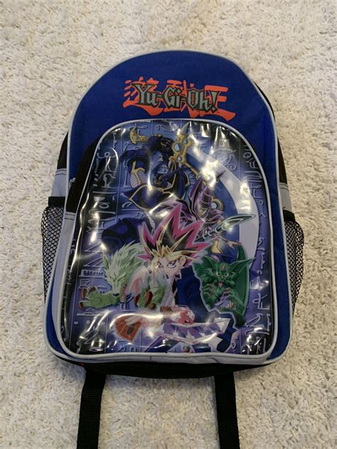 vintage yugioh backpack  vintage anime rare cartoon grailed