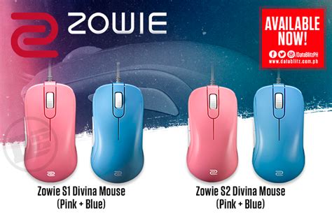 DataBlitz On Twitter Zowie S1 Divina Mouse Pink Blue And Zowie S2